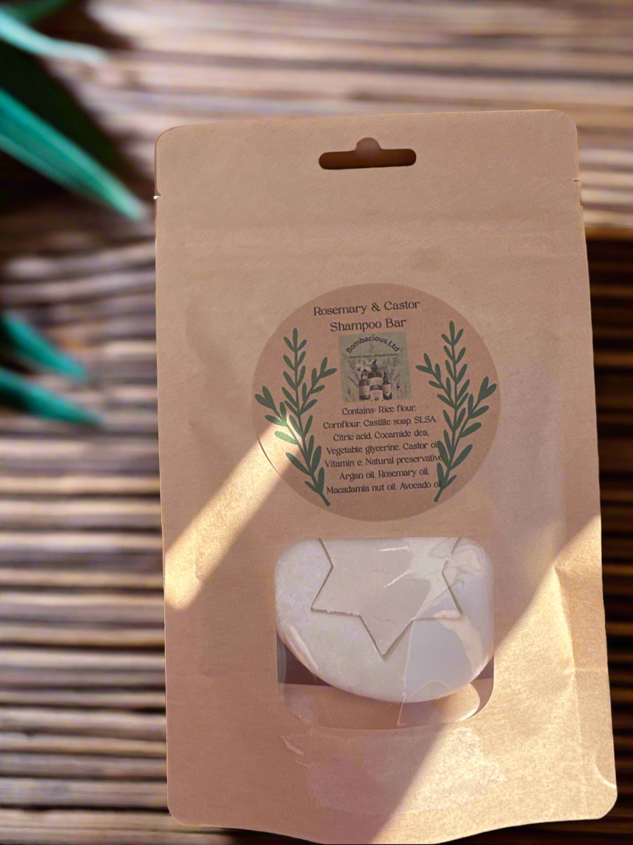 Rosemary and Castor shampoo bar