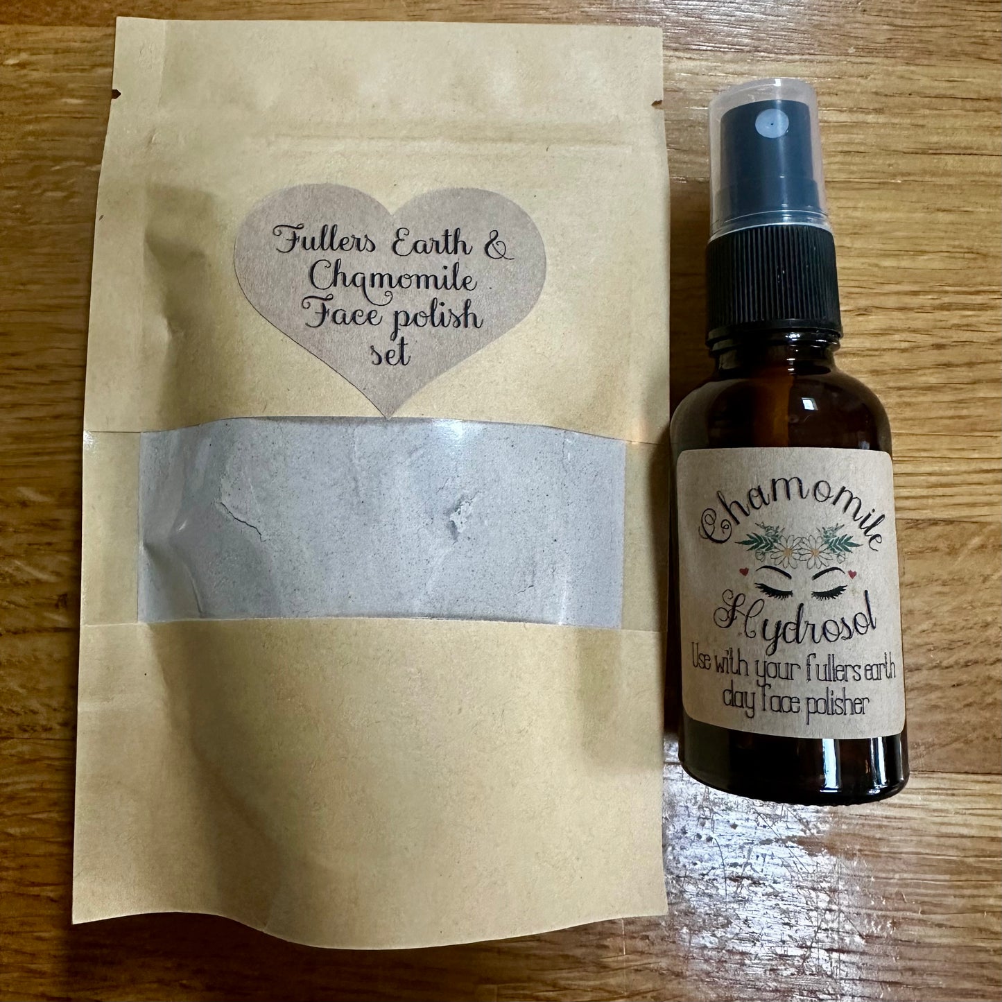 Fullers Earth & Hydrosol Face mask set
