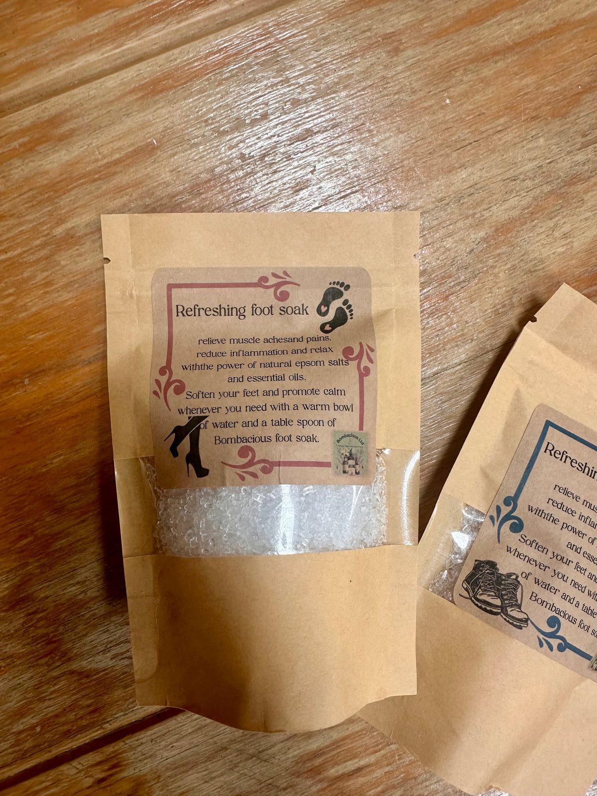 Relaxing foot soak
