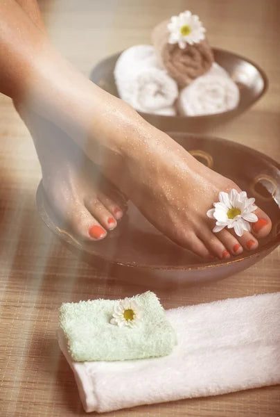 Relaxing foot soak