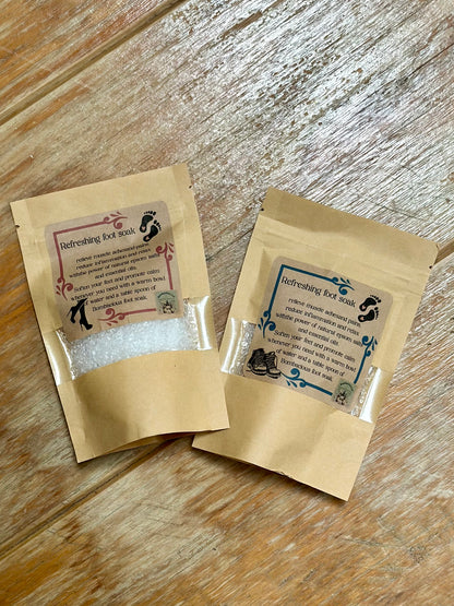 Relaxing foot soak