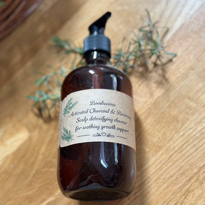 Activated Charcoal and Rosemary Scalp Detoxifying Cleanser