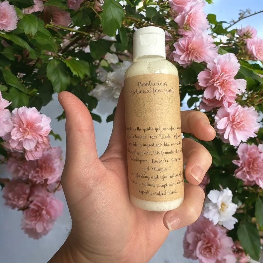 Botanical face wash